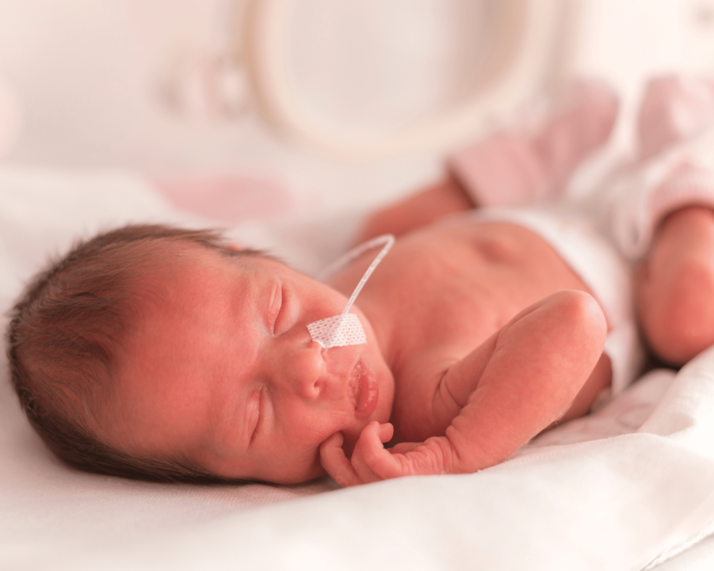 Nasogastric tube for premature babies