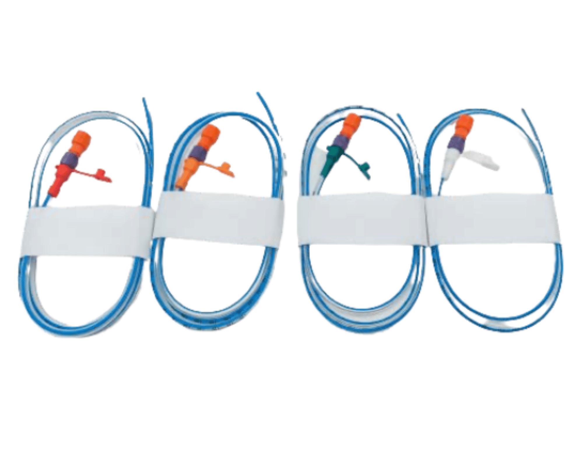 Enteral feeding tubes for suction with ENFit® guide and connector